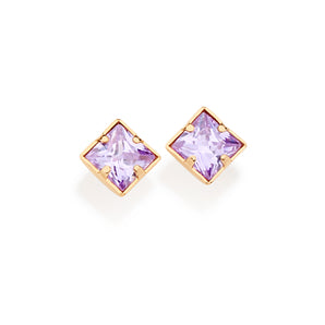 GOLD EARRING WITH ZIRCONIA