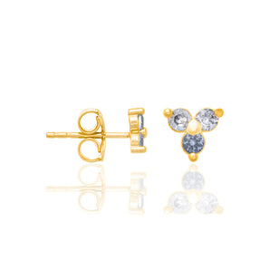 GOLD EARRING WITH ZIRCONIA