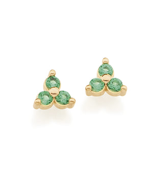 GOLD EARRING WITH ZIRCONIA