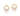 GOLD EARRING WITH ZIRCONIA