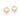 GOLD EARRING WITH ZIRCONIA
