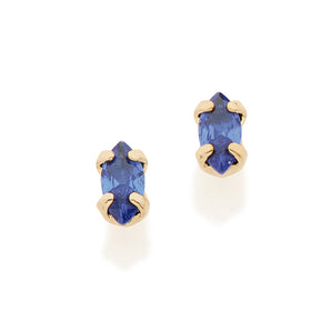 GOLD EARRING WITH ZIRCONIA