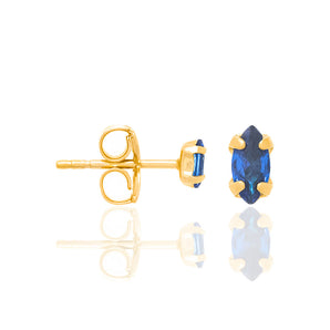 GOLD EARRING WITH ZIRCONIA
