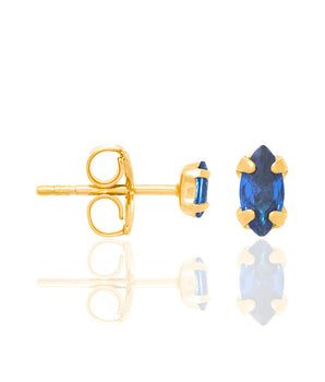 GOLD EARRING WITH ZIRCONIA