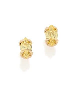 GOLD EARRING WITH ZIRCONIA