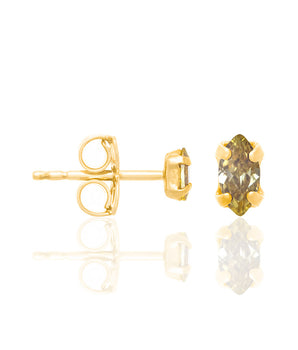 GOLD EARRING WITH ZIRCONIA