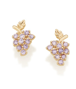 GOLD EARRING WITH ZIRCONIA