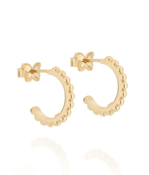 GOLD STARLIT HUGGIE EARRING