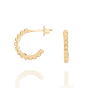 GOLD STARLIT HUGGIE EARRING
