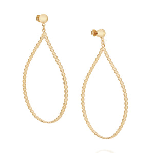 GOLD CYCLES DROP EARRING