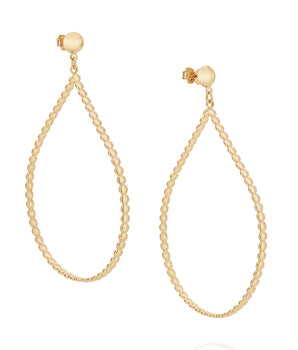 GOLD CYCLES DROP EARRING
