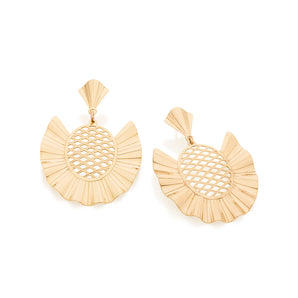 GOLD PINEAPPLE EARRING