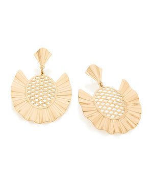 GOLD PINEAPPLE EARRING