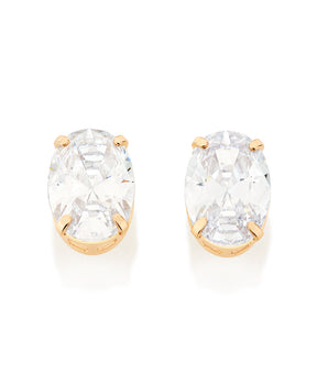 GOLD EARRING WITH ZIRCONIA