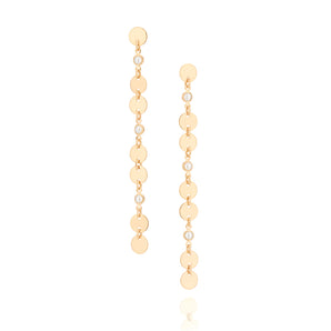 GOLD EARRING WITH PEARL