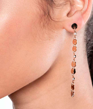 GOLD EARRING WITH PEARL
