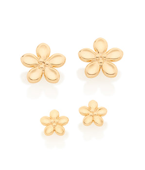 GOLD FLOWER EARRING KIT