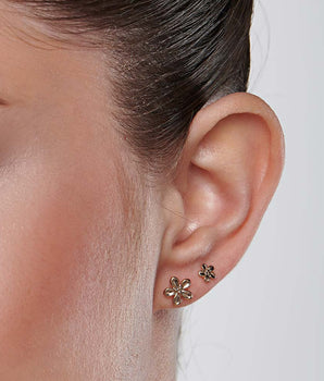 GOLD FLOWER EARRING KIT