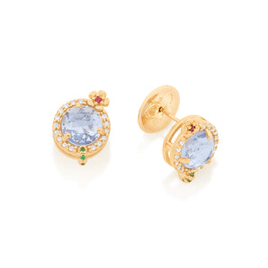GOLD CURAÇAO DRINK EARRING