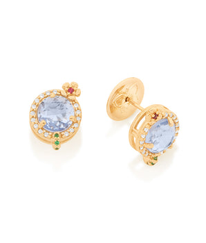 GOLD CURAÇAO DRINK EARRING