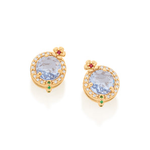 GOLD CURAÇAO DRINK EARRING
