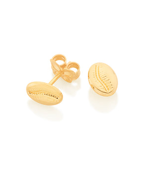 GOLD SEASHELL EARRING