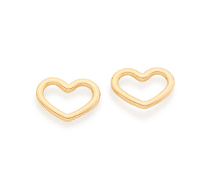 GOLD SMALL HEART EARRING