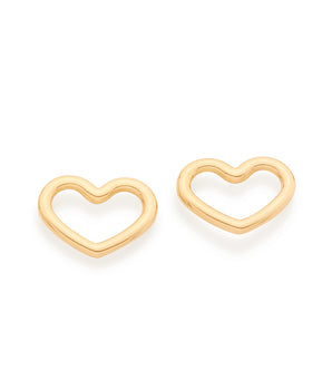 GOLD SMALL HEART EARRING
