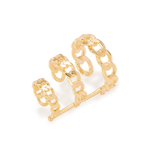 GOLD LINK EAR CUFF