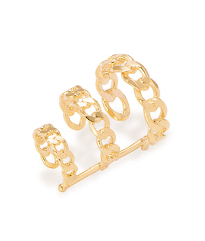 GOLD LINK EAR CUFF