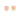 GOLD ROYAL HEART STUD EARRINGS IN LIGHT PINK
