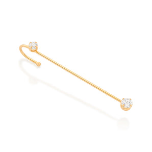 GOLD SIMPLE EAR CLIMBER