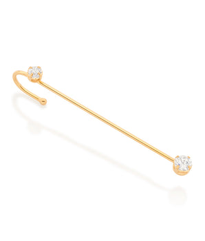 GOLD SIMPLE EAR CLIMBER