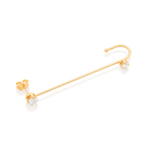 GOLD SIMPLE EAR CLIMBER