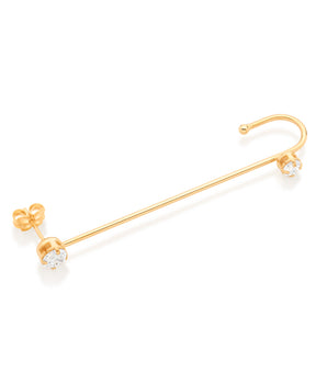 GOLD SIMPLE EAR CLIMBER