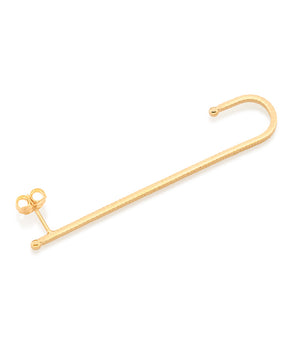 GOLD TEXTURED CLIMBER EARRING