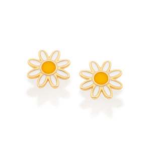 KID’S GOLD DAISY STUD EARRINGS