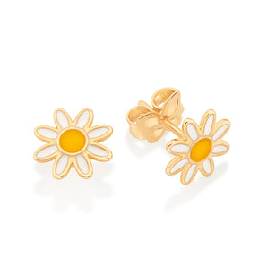 KID’S GOLD DAISY STUD EARRINGS