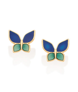 KID’S GOLD BUTTERFLY STUD EARRINGS