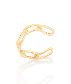 GOLD LINK EAR CUFF