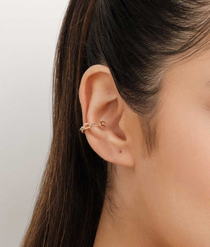 GOLD LINK EAR CUFF