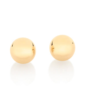 GOLD SPHERE STUD EARRINGS