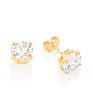 GOLD NEW BEGINNINGS STUD EARRING