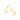 GOLD BUTTERFLY OUTLINE HUGGIE EARRINGS
