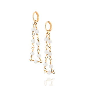 GOLD MULTIWAY CRYSTAL EARRINGS