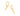 GOLD SMALL CROSS HUGGIE EARRINGS