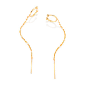 GOLD CHAIN EAR CUFF