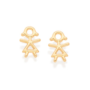 GOLD MY GIRL STUD EARRINGS