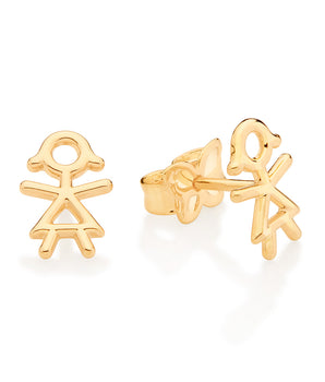 GOLD MY GIRL STUD EARRINGS