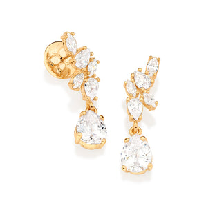 GOLD WEDDING DAY EARRINGS